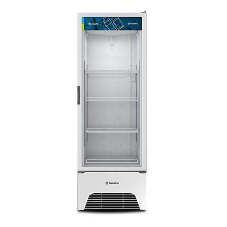 Imagem de Refrigerador Vitrine Metalfrio 572 Litros VB52AH Optima Frost Free, Porta de Vidro, Branco