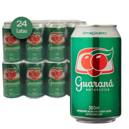 Refrigerante Guarana Antarctica Sem Açúcar Lata 350ml 