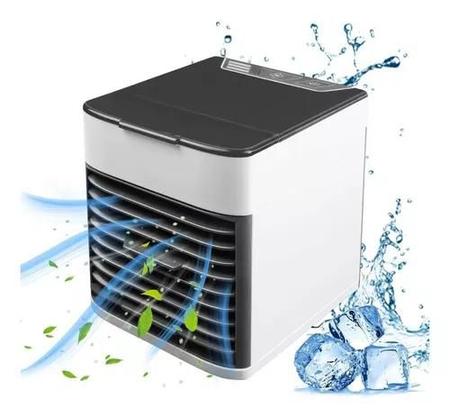 Imagem de Refrigere e Umidifique com o Mini Ar Condicionado Portátil em Branco 110v/220v