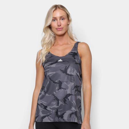 Regata Adidas Camuflada Feminina Regata Esportiva Magazine Luiza