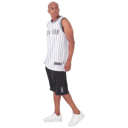 Regata Basquete M10 NY New York Listrada Branco - Outros Moda e