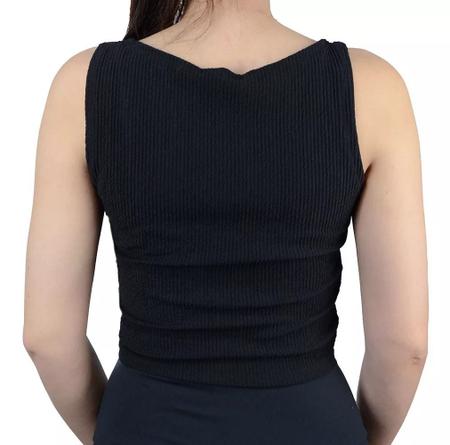 Imagem de Regata Feminina Babicat Cropped Corpete Preto - B2807