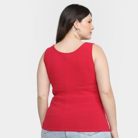 Imagem de Regata Maelle Básica Plus Size Feminina