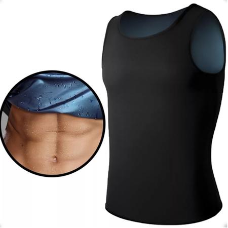 Imagem de Regata Para Academia com Tecnologia Sauna Camisa Fitness Masculino