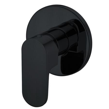 Imagem de Registro Chuveiro Banheiro Monocomando Misturador Luxo Preto