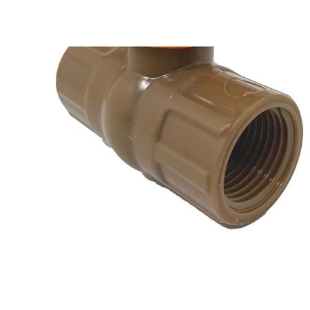 Registro Esfera Pvc Krona Roscavel 1.1/4'' 554 Imagem de Registro Esfera Pvc Krona Roscavel 1.1/4'' 554