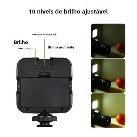 Regulável 5w Mini Led Lâmpada De Preenchimento De Luz De Vídeo Para Canon Nikon Sony Dslr Camera Hot - DITIPOO Imagem de Regulável 5w Mini Led Lâmpada De Preenchimento De Luz De Vídeo Para Canon Nikon Sony Dslr Camera Hot