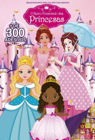 Princesas do reino encantado: Livro de atividades para colorir