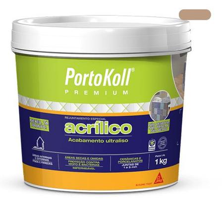 Imagem de Rejunte Acrílico Premium Portokoll 1 Kg Camurça