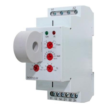 Rele De Corrente 2-20A Ac/Dc 24-240Vca/Cc 8A 2Rev - Metaltex Imagem de Rele De Corrente 2-20A Ac/Dc 24-240Vca/Cc 8A 2Rev