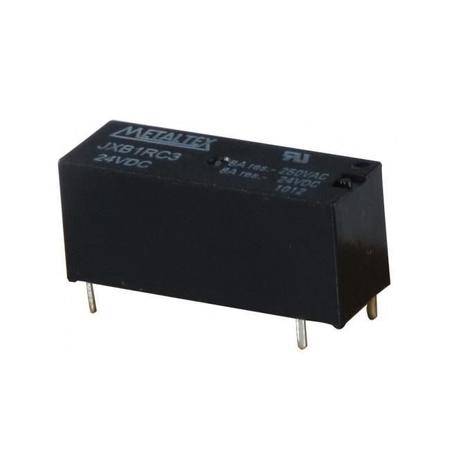 Rele Miniat 8A 24Vcc 1 Rev - Metaltex Imagem de Rele Miniat 8A 24Vcc 1 Rev