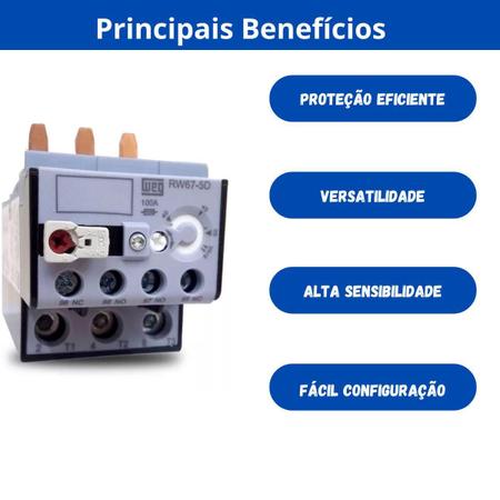 Imagem de Rele rw 67 (40 a 57a) weg (rw67-2d3-u057)