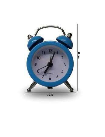 Imagem de Relógio Antigo Despertador Aço Presente Mini Retro Alice