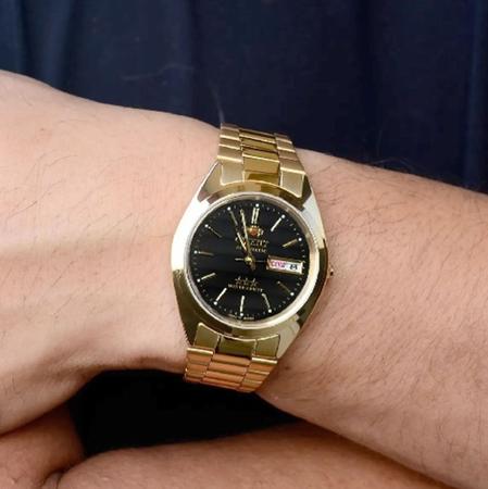 Imagem de Relógio Automático Dourado Orient Masculino 469WC2F P1KX