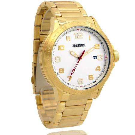 Relógio Magnum Masculino Dourado Automático Aço MA35075U - Relógio  Masculino - Magazine Luiza