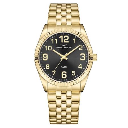 Imagem de Relógio Backer Feminino Ref: 10304145F Pr Clássico Dourado