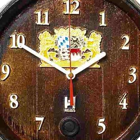 Imagem de Relógio Barril Decorativo Pequeno - Brasão Horário 700