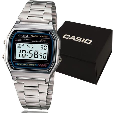 Relógio Casio Vintage Prata - A178WA-1ADF-SC - Dibali Joias