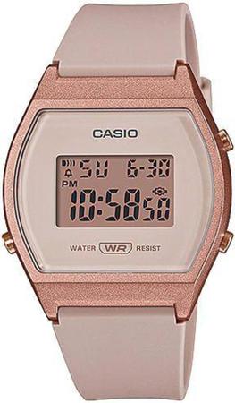 Imagem de Relógio CASIO feminino bege rosê digital LW-204-4ADF