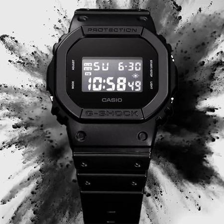 Imagem de Relógio Casio G-Shock DW-5600BB-1DR Resistente a choques