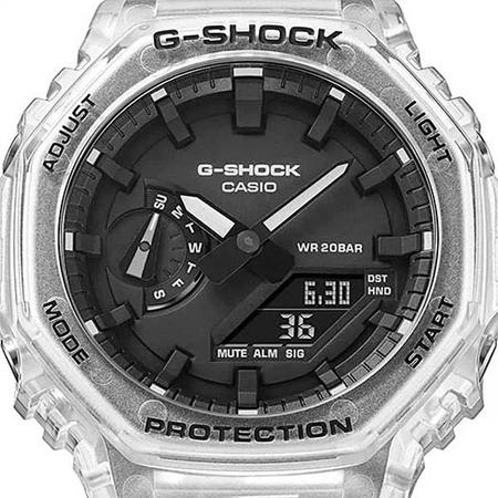Imagem de Relógio Casio G-Shock GA-2100SKE-7ADR Série Transparent Pack Carbon Core Guard