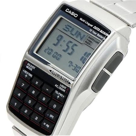 Imagem de Relógio casio masculino calculadora prateado dbc-32d-1adf