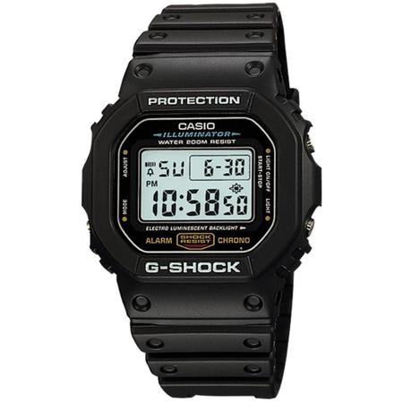 Rel gio Casio Masculino Digital DW 5600E 1VDF Preto Rel gio