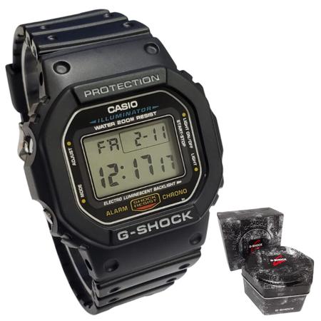 Imagem de Relógio Casio Masculino G-Shock Preto Digital DW-5600E-1VDF