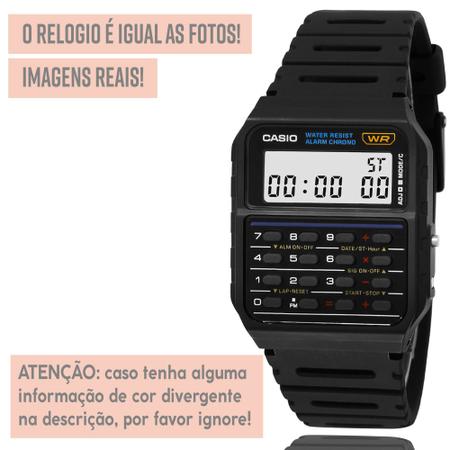 Imagem de Relógio Casio Preto Digital Calculadora Original Garantia