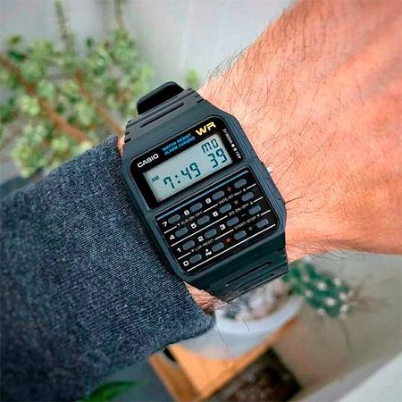 Relogio Casio Vintage Calculadora CA 53W 1Z Relogio Masculino Magazine Luiza