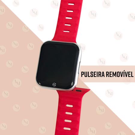 Imagem de Relógio Champion Digital Smartwatch Vermelho 1 Ano Garantia