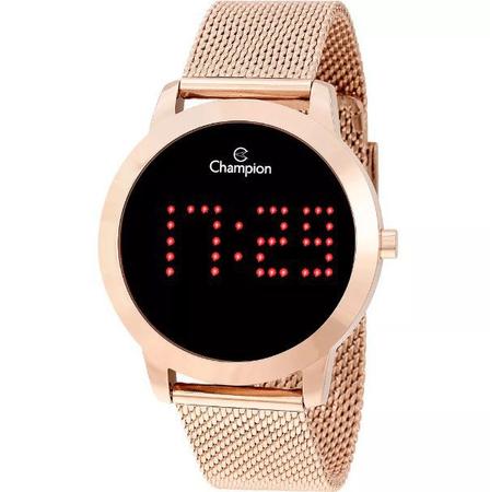 Imagem de Relógio Champion Feminino Digital Rosé Escreve o Nome CH40017P