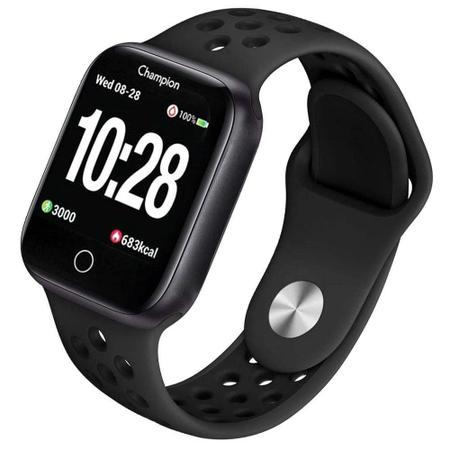 Imagem de Relógio Champion Smartwatch Bluetooth 4.0 Preto Inteligente