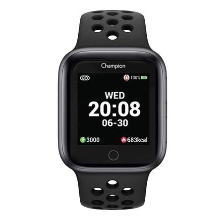 Imagem de Relógio Champion Smartwatch Bluetooth 4.0 Preto Inteligente