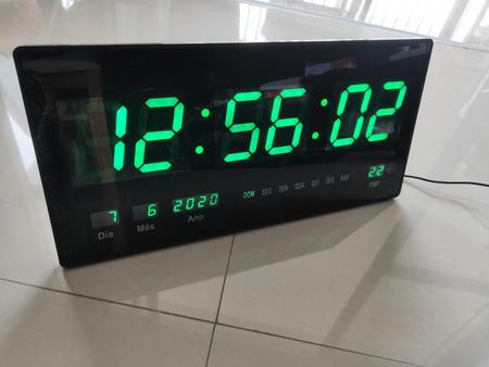 Imagem de Relógio de led digital parede 4600 calendário temperatura