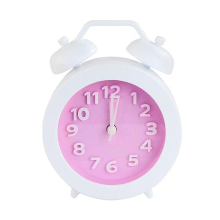 Imagem de Relógio de mesa despertador de plástico colors 10cm