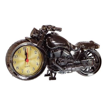 Imagem de Relógio de Mesa Despertador em Forma de Moto Harley 22cm