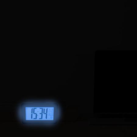 Imagem de Relógio De Mesa Digital Despertador Colorido LED Quarto Sala