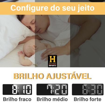 Relógio De Mesa Digital Led Grande C/Calendário TemperaturaQ-2151BRANCO32 - UPPER PLACE Imagem de Relógio De Mesa Digital Led Grande C/Calendário TemperaturaQ-2151BRANCO32