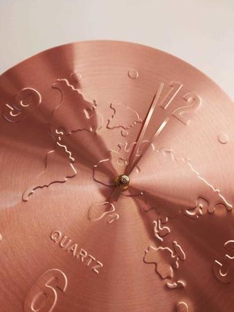 Imagem de Relógio De Parede 30cm Rose Gold