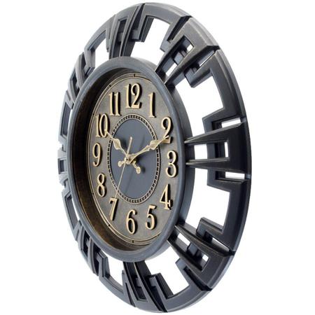 Imagem de Relógio De Parede 40cm Antigo Vintage Retrô 3D Vazado