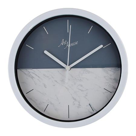Imagem de Relógio De Parede Art House Redondo Minimalista Double Cores 30cm Analógico Estilizado Cozinha Escritório