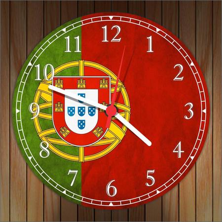 Imagem de Relógio De Parede Bandeira De Portugal Gg 50 Cm Quartz