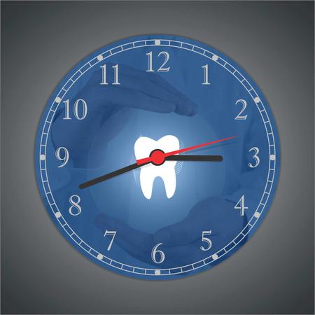 Imagem de Relógio De Parede Consultórios Dentista Odontologia