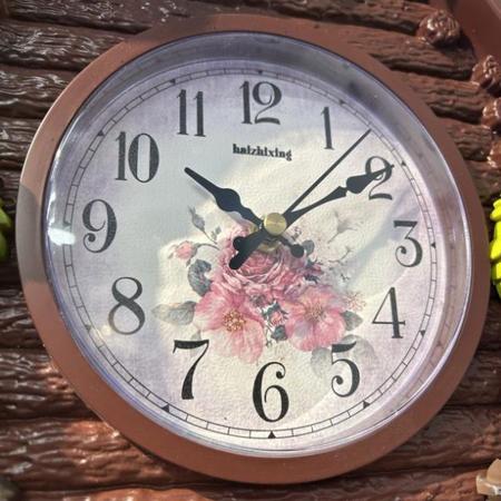 Imagem de Relógio De Parede Cuco de Pássaro Chalé com pêndulo 60x35cm