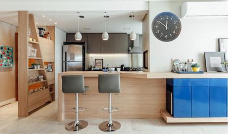 Imagem de Relógio de Parede Decorativo 30cm Redondo Grande Moderno Silencioso Decoração Casa Cozinha Sala