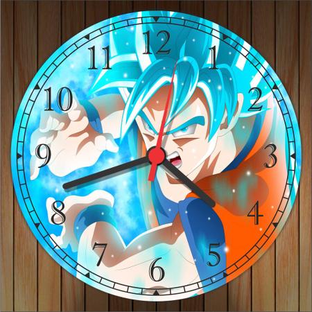 Relógio De Parede Desenho Dragon Ball Goku