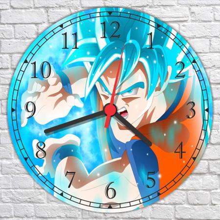 Relógio De Parede Desenho Dragon Ball Goku Animes no Shoptime