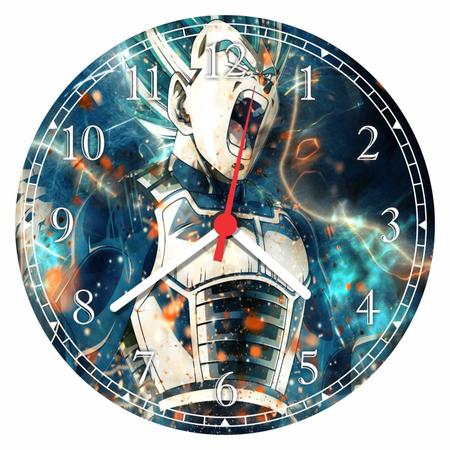 Relógio De Parede Dragon Ball Vegeta Anime Desenho - Vital Quadros -  Relógio / Despertador de Parede - Magazine Luiza