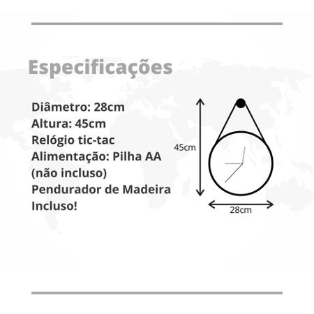 Imagem de Relógio De Parede Em Madeira Geométrico Cinza E Branco
